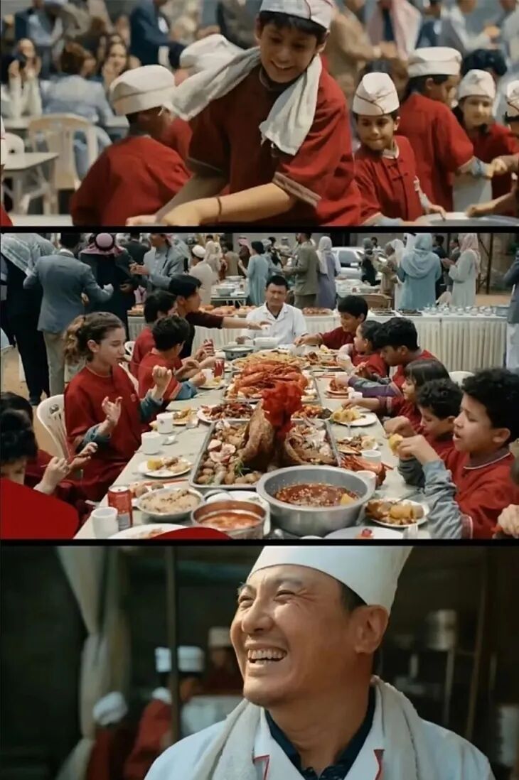 龙餐馆里的孩子们一起好好吃饭